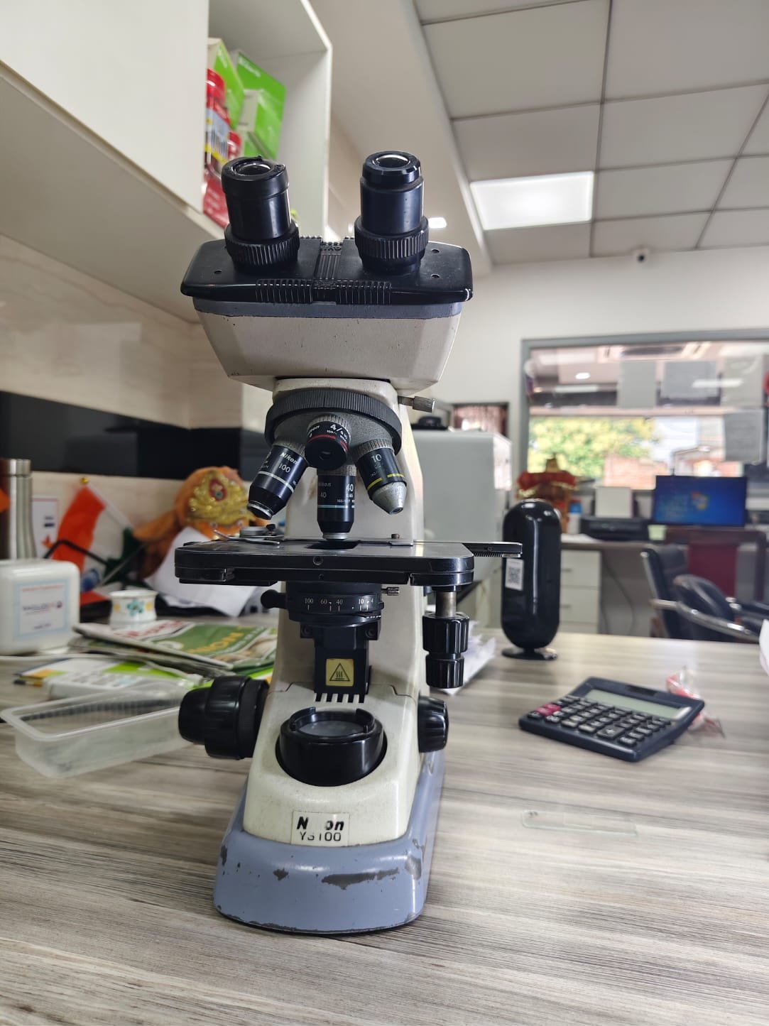 Binocular Laboratory Microscope